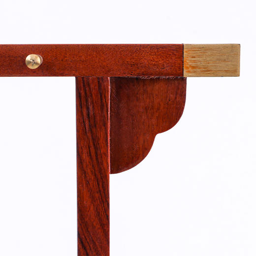 西泠印社酸枝木黄铜笔架 商品图4