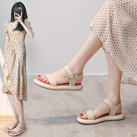 ZHR平底凉鞋女2023新款夏季女鞋轻便防滑沙滩鞋女拖鞋女外穿