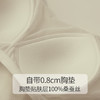 金三塔桑蚕丝绢棉罗纹带罩杯免穿文胸舒适背心搭配打底新品女士  NZFCB710 商品缩略图5
