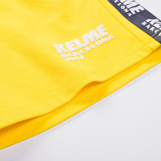 KELME卡尔美运动休闲短裤夏季新款针织男士拼接棉吸汗透气五分裤 商品图3