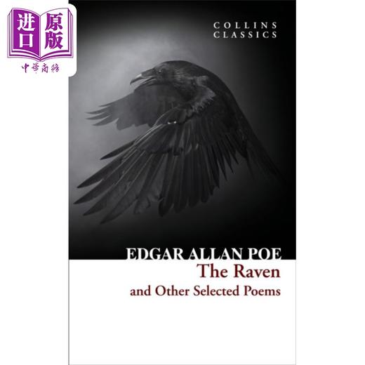 预售 【中商原版】柯林斯经典文学 爱伦坡 乌鸦及其他诗作品 英文原版 The Raven And Other Selected Poems Allan Poe 商品图0