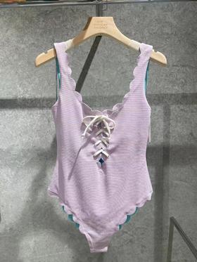 Marysia - PALM SPRINGS TIE MAILLOT-VIOLETTE/AZURE - 女装连体泳衣 - 紫罗兰色/蔚蓝色