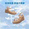 Safiya/索菲娅2023夏季新品罗马风水钻细带休闲坡跟厚底凉鞋SF32115063 商品缩略图3