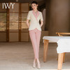 IWY/粉色名媛短袖西服女套装时尚干练气质西装两件套显瘦职业装CP1791 商品缩略图3