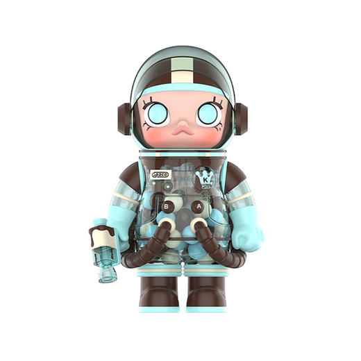 POPMART MEGA珍藏系列 400% SPACE MOLLY 薄荷巧克力 商品图0