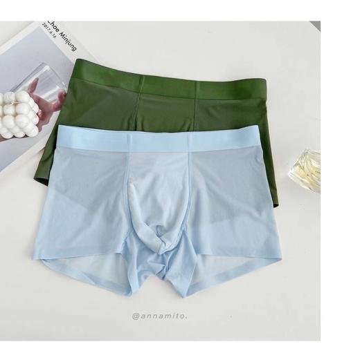 老米优品/3-5天！男士bi备夏日定制款，3条装《超薄网眼冰丝桑蚕丝底档超薄无痕内裤N86024》chao轻薄，chao透气，穿上瘾的宝藏款！NK230419A 商品图12