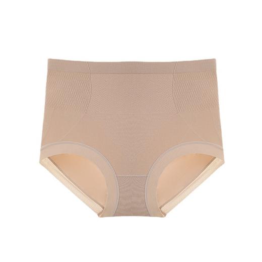 【3条装】春夏新款收腹提臀内裤艾草纯棉裆高腰无痕透气三角裤 商品图4