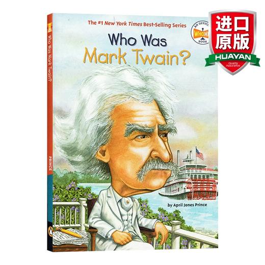 英文原版 Who Was MARK TWAIN 谁是马克吐温 知名作家系列 英文版 进口英语原版书籍 商品图0