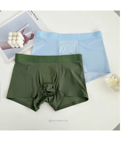 老米优品/3-5天！男士bi备夏日定制款，3条装《超薄网眼冰丝桑蚕丝底档超薄无痕内裤N86024》chao轻薄，chao透气，穿上瘾的宝藏款！NK230419A 商品图13