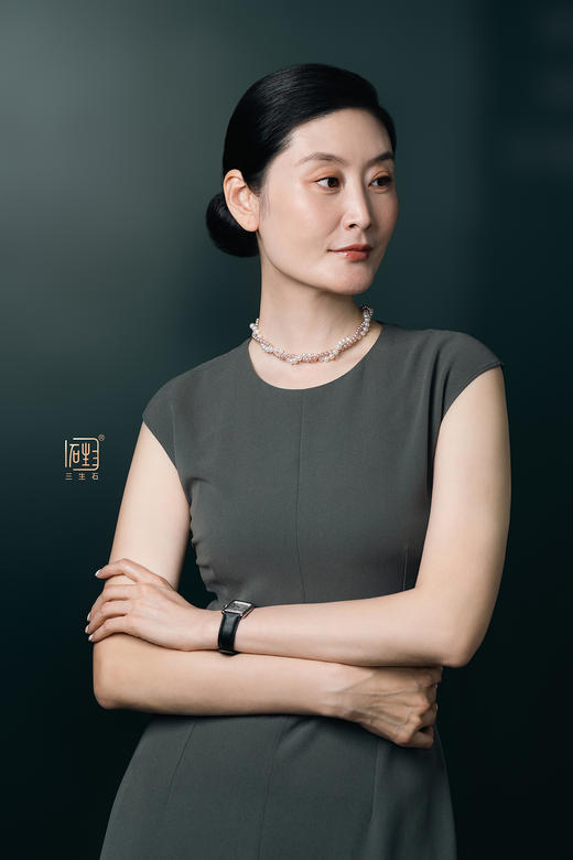 天然粉白珍珠双层多用设计项链 商品图5