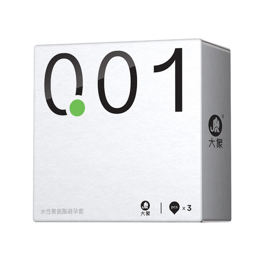 大象避孕套001超薄安全套组合6只0.01mm套套男女用成人情趣计生用品 商品图4