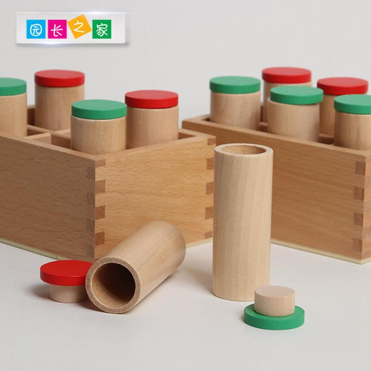 蒙氏数学教具 博苑幼儿园蒙台梭利蒙特梭利儿童玩具早教音筒听筒 商品图2