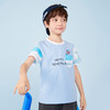 mettekids男童短袖t恤夏季休闲宽松蓝色童装男孩圆领洋气薄上衣 商品缩略图1