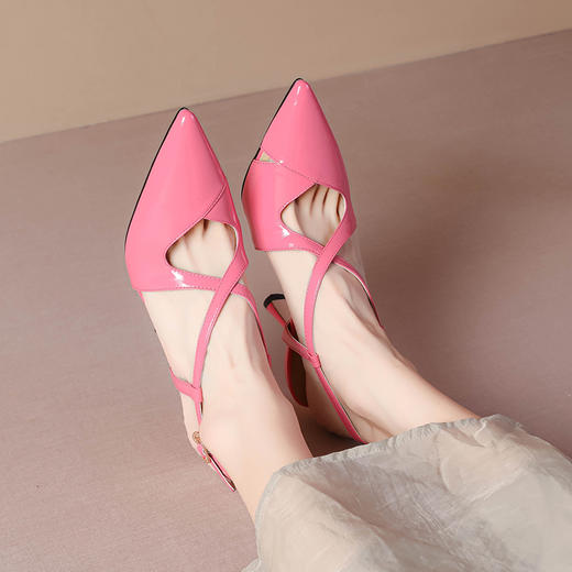 夏季百搭，内外真皮中空气质舒适单鞋YLY-A0302 商品图9