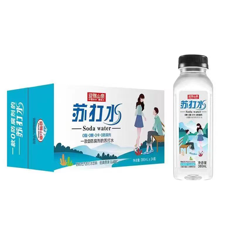 【饮品类】苏打水  380ml*24瓶【BH】【LS】