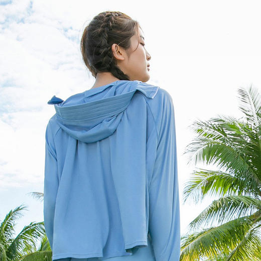 韩国VVC防晒披肩女防紫外线时尚出游骑车户外遮阳外套护脸防晒服 商品图2