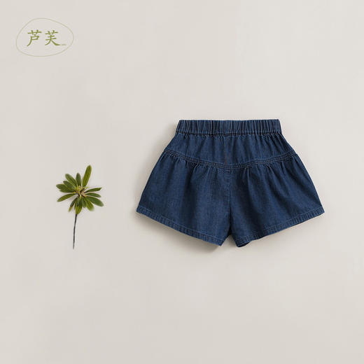 【马克珍妮 芦芙】新款夏装女童纯棉牛仔短裤 儿童裤子230587 商品图2