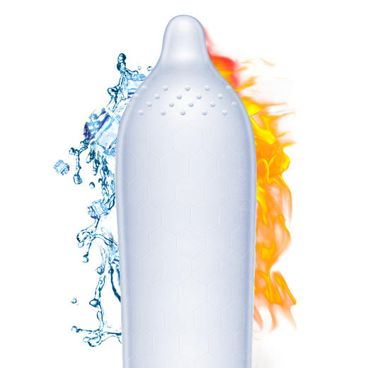 大象避孕套情趣系列K纹款纹理润滑冰火快感套情趣用品健康安心天然乳胶刺激贴合易戴润滑安全套 (3只) 商品图10