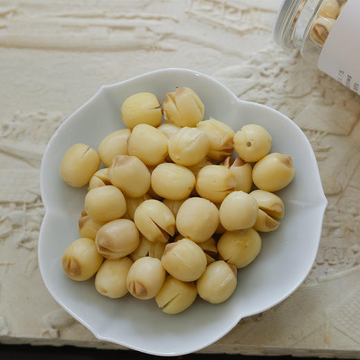 【江西广昌手工白莲子】地标性非遗传统手工制作  可生吃 无硫熏  冷水炖煮粉糯清香 入口即化 回归到农家本 商品图2