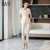 IWY/短袖职业西装套装女夏季薄款气质上班时尚休闲高端名媛工作服CP1807 商品缩略图1