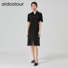 oldcolour2023夏季新款黑色气质高腰显瘦高级感连衣裙GN21101744 商品缩略图2