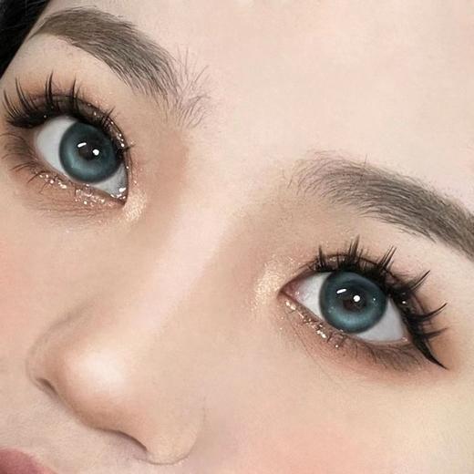 morimega日抛 晴空流星 漂亮的蓝色 14.5mm  日抛无售后！不同度数拍2盒 商品图7