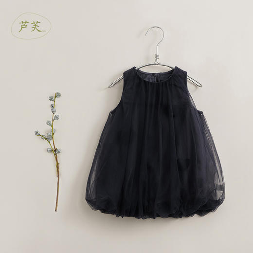 【马克珍妮 芦芙】新款夏装 女童立体爱心网纱连衣裙230778 商品图2