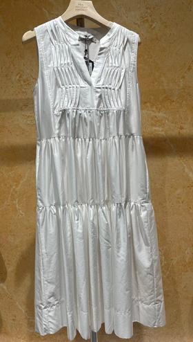 DEVOTION TWINS - Makrys Gialos Midi Dress - College White 062 - 女装连身裙 - 白色