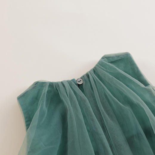 【马克珍妮 芦芙】新款夏装 女童立体爱心网纱连衣裙230778 商品图3