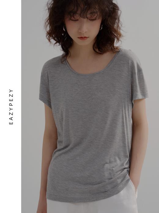 EAZYPEZY 2023SS 竹纤维圆领T恤 商品图2