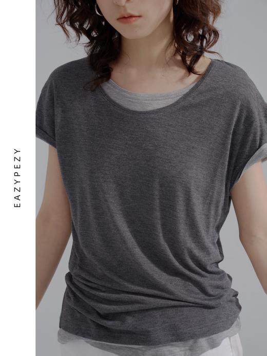 EAZYPEZY 2023SS 竹纤维圆领T恤 商品图0
