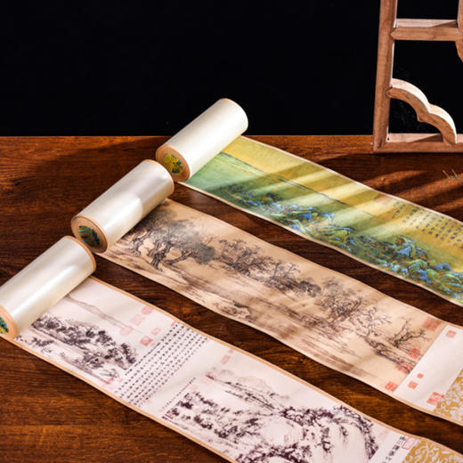 中国名画国宝三绝丝绢版 商品图0