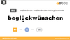 beglückwünschen 商品缩略图0