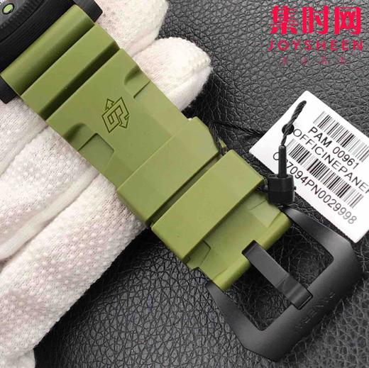 VS   沛纳海PAM961 戴上它，直面极限，突破自我！尽显硬朗帅气的军人风范。9010自动机械
47MM聚合碳纤维Carbotech材质枕形表壳 商品图7
