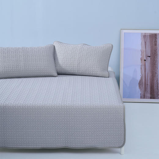 佳丽斯乳胶凉席可折叠软席子冰丝三件套夏凉垫可水洗夏季家用宿舍 商品图12