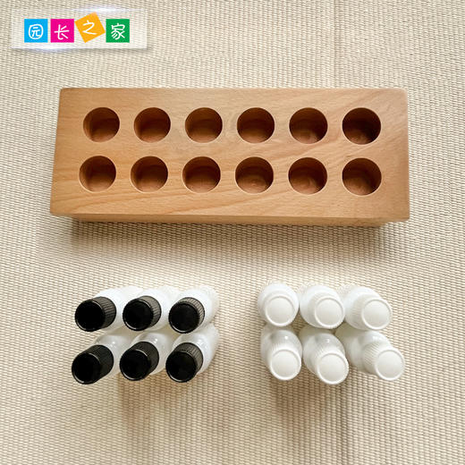 蒙氏教具专业版  幼儿园蒙台梭利蒙特梭利儿童早教玩具 嗅觉筒瓶 商品图3