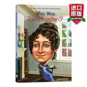 英文原版 Who Was JANE AUSTEN 谁是简奥斯汀 知名作家系列 英文版 进口英语原版书籍
