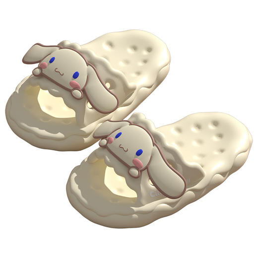 「四色可选！软萌大耳狗款」大耳狗凉拖鞋 女夏季卡通室内家居防滑厚底防滑浴室洗澡可爱 商品图4