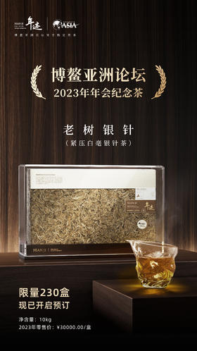 小罐茶旗下年迹 老树银针（紧压白毫银针茶）博鳌亚洲论坛2023年年会纪念茶