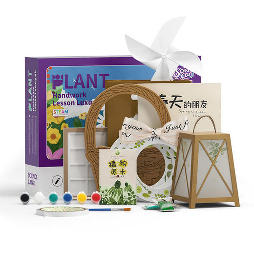 科学罐头植物手工课套装（自然美育 不一样启蒙艺术） 商品图8