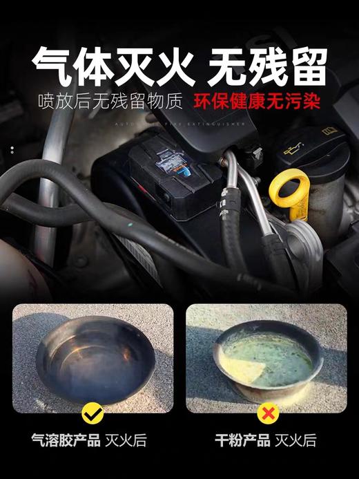 及安盾品牌 自动灭火贴车用车载后备箱，汽车引擎防火 家用贴冰箱厨房电表 消防装置 商品图2