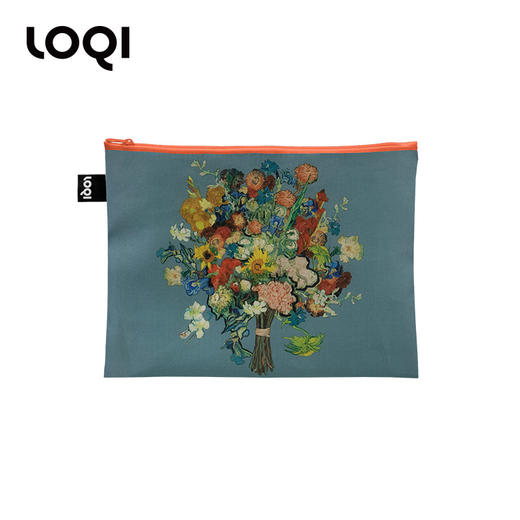 德国LOQI时尚艺术环保收纳袋 梵高50周年系列ZP.VGM.A 文具数码配件收纳整理套包洗漱化妆防泼水 商品图3