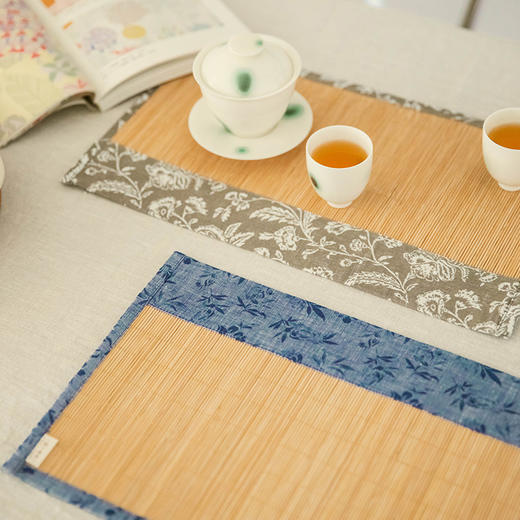 素锦系列竹制茶席新中式禅意茶垫 商品图0