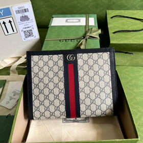 Gucci海军蓝手包