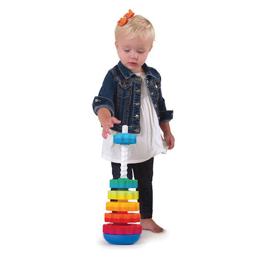 Fat brain转转塔幼儿早教益智启蒙玩具层层积木宝宝叠叠乐游戏（1岁+） 商品图4
