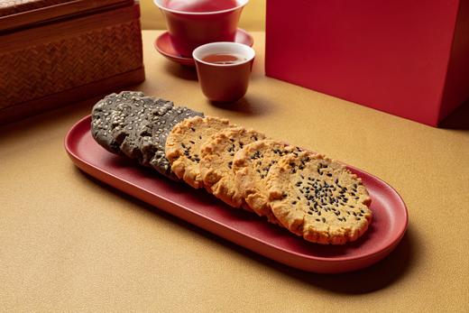 南普陀素饼欢喜桃酥山药胚芽味黑米味厦门馅饼零食伴手礼盒小点心 商品图2