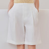 【棉质短裤】23年夏季新款女士直筒短裤时尚五分阔腿裤 商品缩略图3