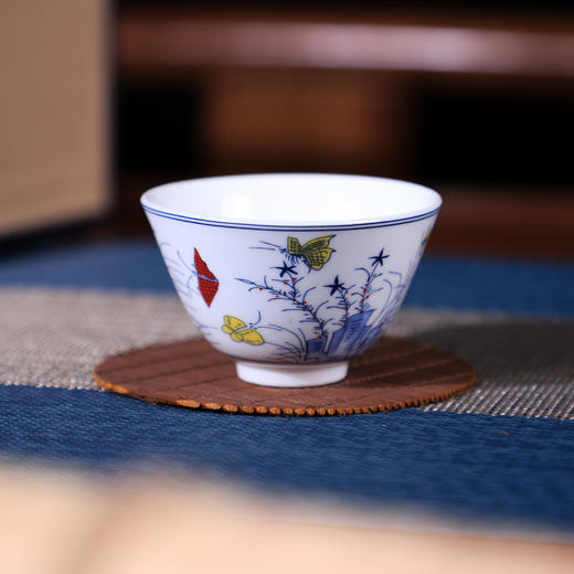 百岁瓷王、瓷坛泰斗、当代陶瓷王锡良老先生的绝唱——五福国.宝杯 商品图3