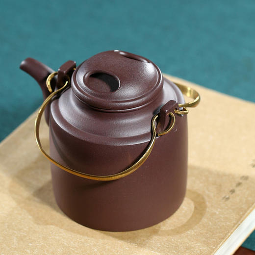 牛盖洋桶紫砂壶一壶四杯 商品图5
