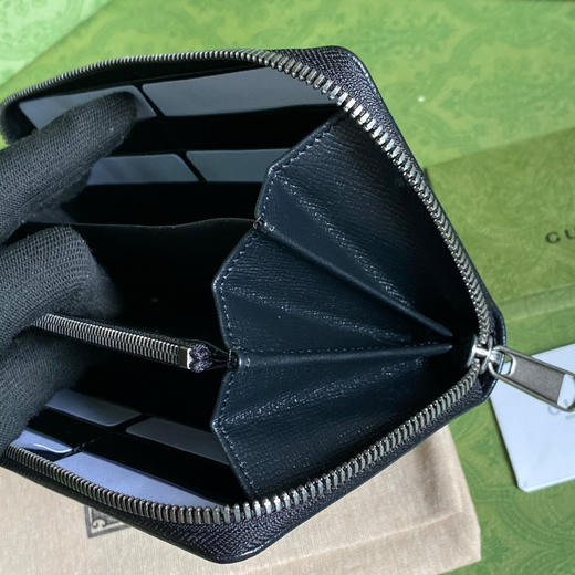 Gucci黑色老花长款钱包 商品图7